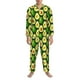 thumbnail image 3 of Fotbe Avocado Pijama de Hombre con Estampado de Manga Larga, Conjunto de 2 Piezas, Ropa de Dormir Suave y Cómoda con Bolsillos-Medium, 3 of 7