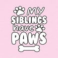 thumbnail image 3 of Wild Bobby My Siblings Have Paws Funny Pets Pet Dog Owner Toddler Crew Graphic T-Shirt, 3 of 6