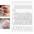 thumbnail image 4 of Uñas postizas 500 piezas de uñas de extensión es shamjiam  Uñas postizas transparentes, 4 of 8
