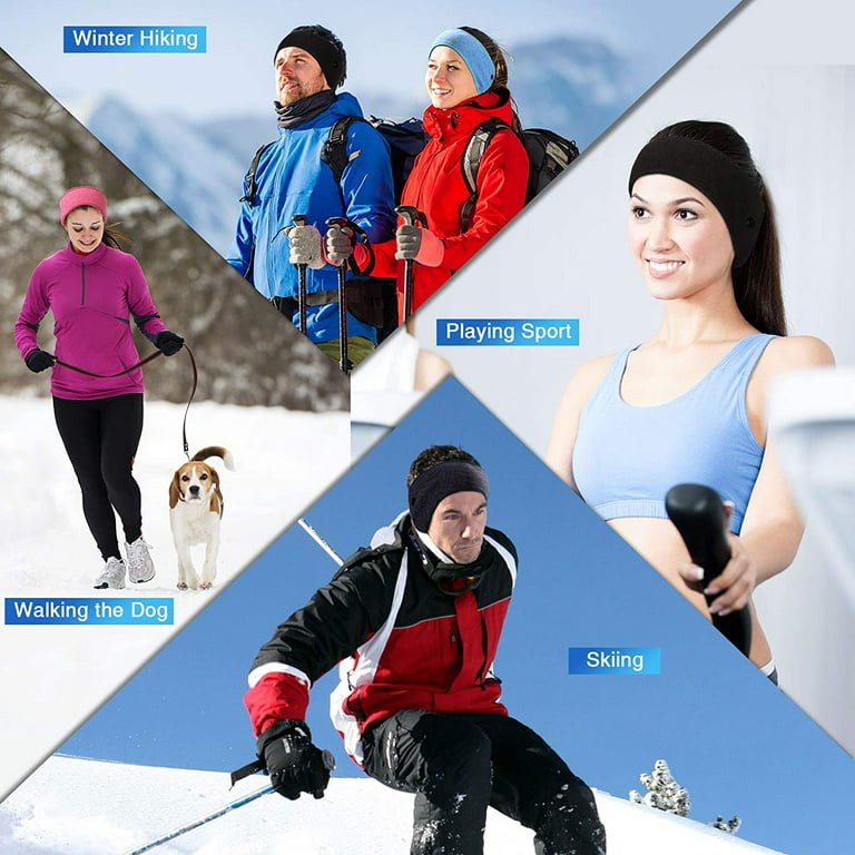 Winter Headband Fleece Ear Cover for Winter Ear Warmers Ear Muffs for Men  Women Kids Ski Running Cycling 3 Packs