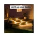 thumbnail image 3 of Luces solares para cubierta al aire libre, paquete de 16, luces solares para escalones, luces solares LED impermeables para escaleras, escalones, cercas, patios y caminos al aire libre, 3 of 5
