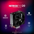thumbnail image 3 of Disipador CPU Gamer Balam Rush NX20 92mm LGA 1700 AM5 1800 RPM Negro, 3 of 6