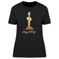 thumbnail image 1 of Happy Birthday Cute Giraffe Tee Women's -Image by Shutterstock, 1 of 2