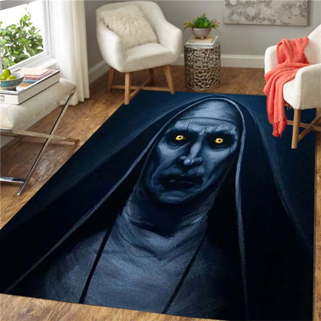 Serie de terror alfombra antideslizante decoración del hogar sala de estar sofá mesa silla cojín100 cm por 120 cm100 cm por 120 cm zhangmengya unisex