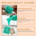 thumbnail image 3 of shiyou-20A Silicone Mold Making Kit for Crafts and Resin Casting - 38oz Professional Grade Two-Part Silicone Rubber Mold Making Kit - Perfect for Beginners and Advanced Crafters(Jade Green), 3 of 4