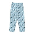 thumbnail image 5 of Daiia Black White Gray Rabbit Women's Sleep Pant with Pockets and Drawstring,Pajama Pants-Large, 5 of 9