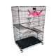 thumbnail image 1 of Jaula Metálica Rodante para Gatos VANLIG Habitat Grande 3 Niveles Color Negro, 1 of 4
