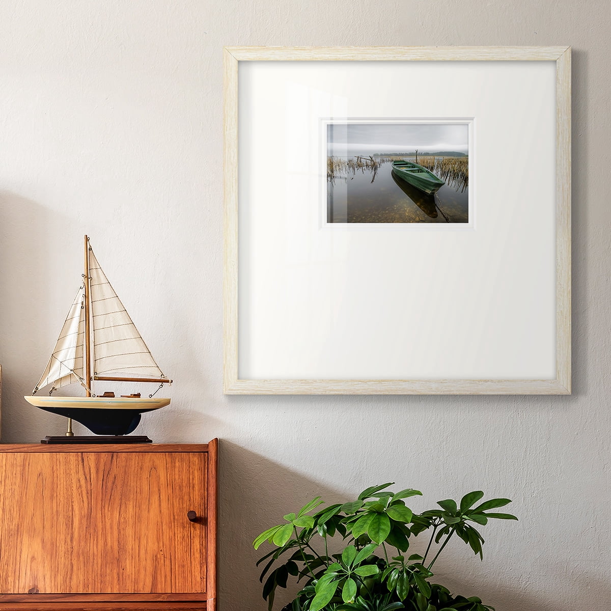 Green OnePremium Framed Print