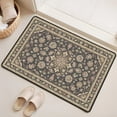 thumbnail image 2 of Washable Vintage Kitchen Mat 31"x20" Non Slip Soft Plush Low Profile Kitchen Rug, Distressed Medallion Oriental Style Sink Mat for Laundry Room Bedroom Office, 2 of 6