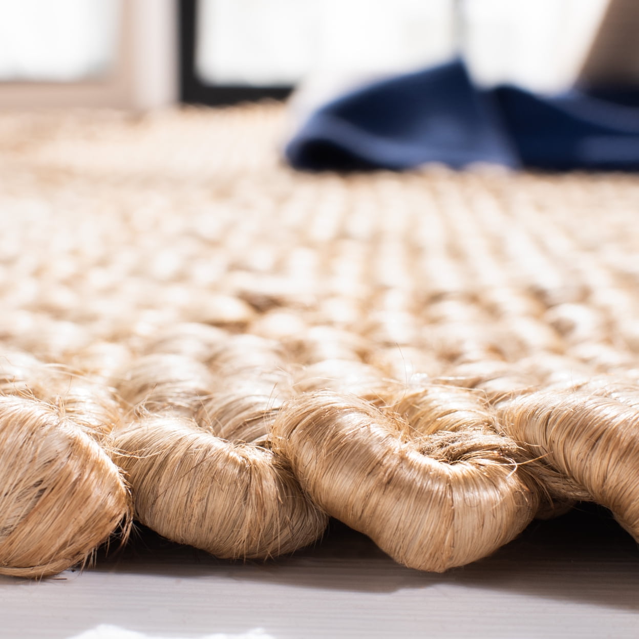 SAFAVIEH Natural Fiber Bryon Braided Jute Runner Rug, Natural, 2'6" x 8'