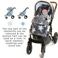 thumbnail image 2 of Buggysnuggle Newborn Stroller Footmuff Bunting Snuggle Fur, 2 of 9