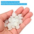 thumbnail image 5 of Unique Bargains 100Pack Glow Rocks 8-11mm Glow Pebbles Luminous Stones Decor DIY White, 5 of 7