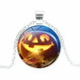 thumbnail image 1 of Collar para mujer, joyería para mujer, joyería para mujer, nueva moda, collar de cadena con colgante de cristal cabujón de Halloween, collar con colgante, 1 of 3