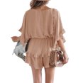 thumbnail image 2 of Women Summer Romper with Ruffled Layered Beach Design, 2 of 4