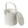 thumbnail image 4 of Cubo de basura para desechos de té, contenedor de basura portátil para accesorios de cubierta con contabilidad Blanco, 4 of 9