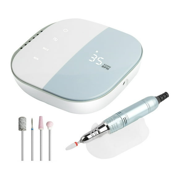 35000RPM Electric Nail Drill With Touch Screen, Rechargeable Cordless Manicure Machine For Nails Art Sander Nail ,Lightweight and Portable