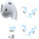 thumbnail image 1 of wonima02 4 Pcs Protection Stickers for AirPods 2nd/3rd Gen, Bluetooth Headphones, Wireless Earbuds, and Headsets - White, 1 of 1