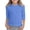 z-260618-1-Blue, variant on SNKSDGM Girls Tops for Trendy Winter T Shirts for Girls 10-12 Girls' Seve Quarter Sleeved Star Print T Shirt Top Comfortable with Casual Shirt 12-13 Years