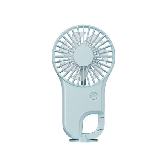 Carabiner Fan, Pocket Rechargeable Handheld Portable Fan, for Beach, Vacation, Travel, Camping, Outdoor Sports (Green)