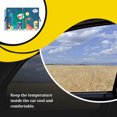 thumbnail image 3 of Riwesomey Coche Lodestone Side Window Sunshades Spaceman Universal Vehicle Cute Style Sunshade cubierta de doble capa para niños Automoción decorativa y accesorios Dinosaurio/fila de atrás 68*50 Riwesomey VI022234-03, 3 of 6