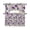 Off-White, variant on Purple Plum Blossoms Swag Curtains for Kitchen Vintage Farmhouse Flower Burlap Valances for Windows Small Window Treatment Short Topper for Cafe Bedroom Bathroom Living Room Decor 56x36 Inch