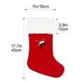 thumbnail image 2 of Christmas Stockings Personalized Initial Letters A-Z - Individual Monogram Knitted Xmas Stocking Embroidered, Christmas Fireplace Mantel Gift, P, 2 of 7