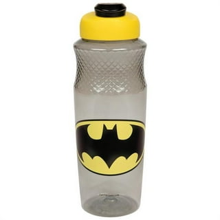 Batman BPA Free Plastic Water Bottle Sipper With Straw Push lock System For  Girls