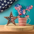 thumbnail image 6 of Independence Day Decorative Vase Plug-In Scene Layout Atmosphere Props Party Supplies Featuring 6 Assorted Design Cards, 6 Sturdy Wooden Sticks, And 6 Adhesive For Quick, 6 of 7