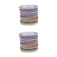 thumbnail image 1 of Soidarity Nuevo conjunto de pegatinas de cinta de línea de rayas de uñas de 14 colores brillantes decoraciones artísticas para Gel de esmalte de uñas Type3 NO3 Soidarity CBP023495, 1 of 5