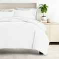 thumbnail image 3 of Comfort Canopy - California King Bedding Bundle, Solid Duvet Cover Set, White Comforter and Patterned Sheet Set, 3 of 12