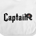thumbnail image 4 of Inktastic Captain with pirate hat Boys or Girls Baby Bib, 4 of 4