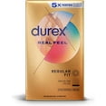 thumbnail image 2 of Durex Condom Real Feel Non Latex Condoms, 30 Count 3x10 - Ultra Fine & Lubricated for skin on skin feeling, 2 of 5