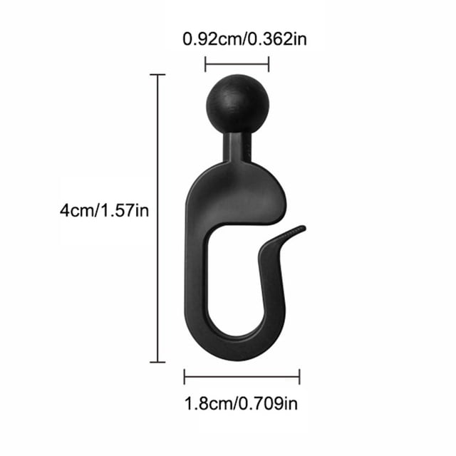 JJKBVCLO Plastic Hooks For Netting And Gazebo Curtains Smooth Gliding Rustproof Multipurpose Use