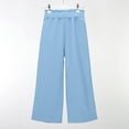 thumbnail image 6 of SNKSDGM Girls Sweatpants Size 12 Girls Wide Leg Pants High Elastic Smocked Waist Casual Flowy Cute Long Trousers 7-8 Years, 6 of 8
