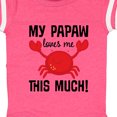 thumbnail image 4 of Inktastic My Papaw Loves Me Boys or Girls Baby Bodysuit, 4 of 5