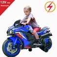 thumbnail image 2 of Zogymoz 12V Ride on Motorcycle for Kids, Ride on Toys for Gifts, Electric Motorbike with LED Tire and Bluetooth Music, 2 of 6