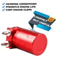 thumbnail image 7 of Ryanstarracing  Universal 400ml Oil Catch Can 0046 Aluminum with Hose and Baffled Reservoir Tank Red, 7 of 7