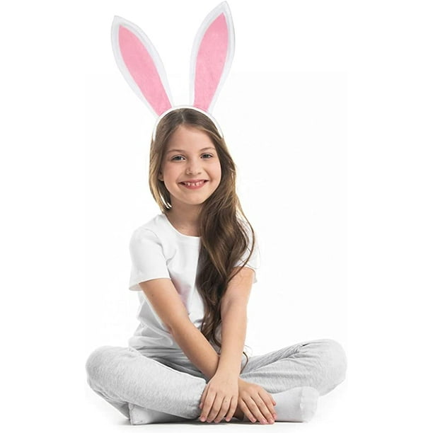 Diademas De Felpa Con Orejas De Conejo Para Pascua – Aros Para Adultos, Niños Y Niñas – Decoración Para Fiestas Y Cosplay