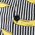 thumbnail image 2 of Miaeowve Baby Boys Summer Beach Shirts Tops Hawaiian Short Sleeve Button Hot Print T-shirt Tropical Black Stripes Banana 90, 2 of 9