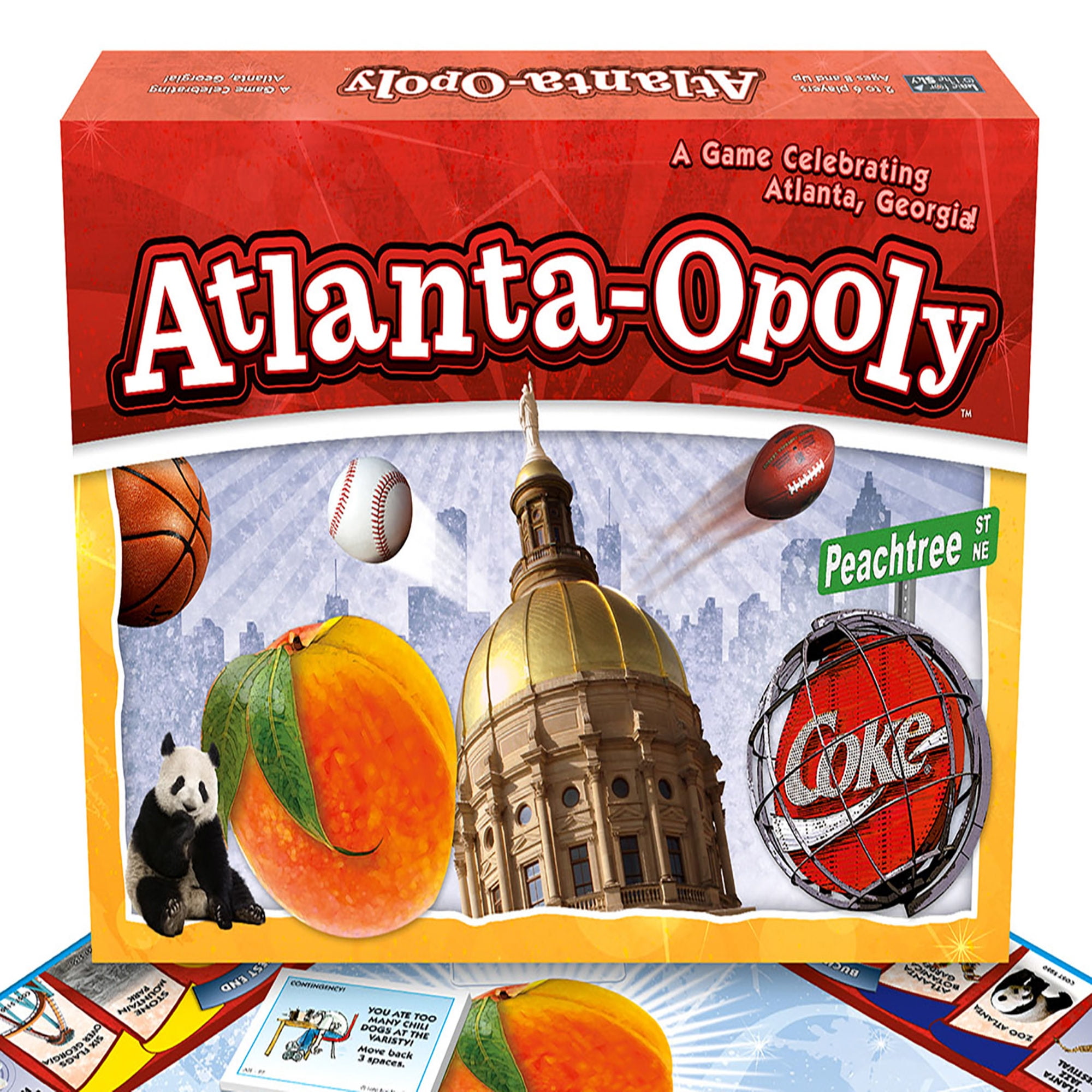 Late for the Sky Atlanta-Opoly Board Game