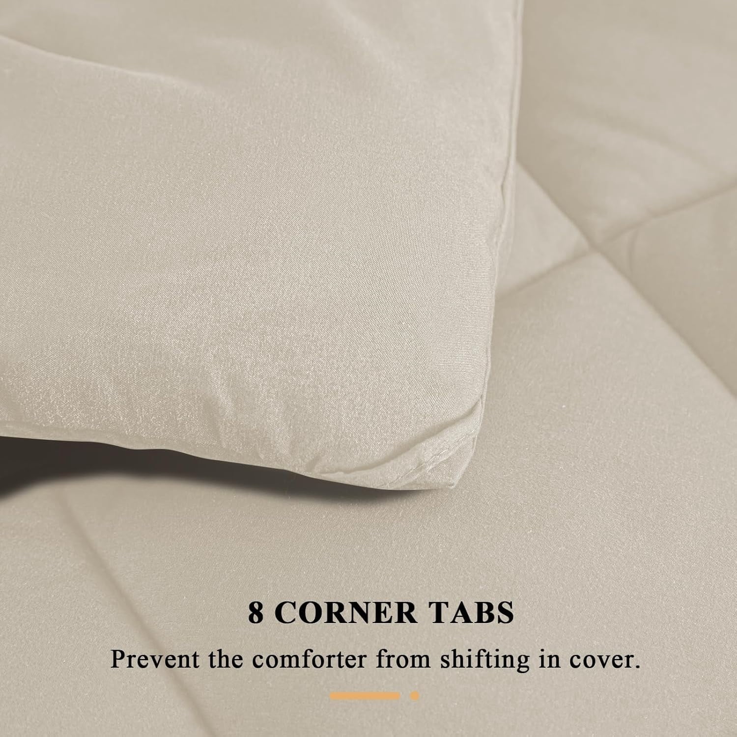 128x120 Oversized King Comforter, Extra Large King Size Comforter Oversized, All Season Soft Lightweight Quilt Down Alternative Duvet Insert with 8 Corner Tabs(128x120, Grey)