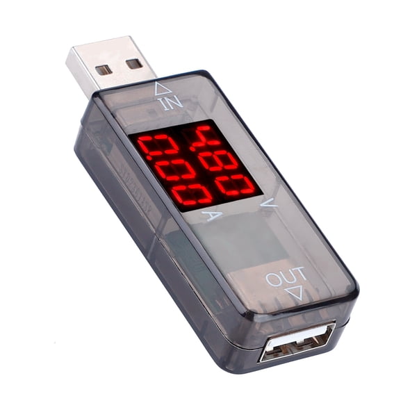 USB Voltmeter Ammeter Multimeter , Real time Detection of Voltage, for Phone Power Bank Pad, Exquisite SMAT Technology
