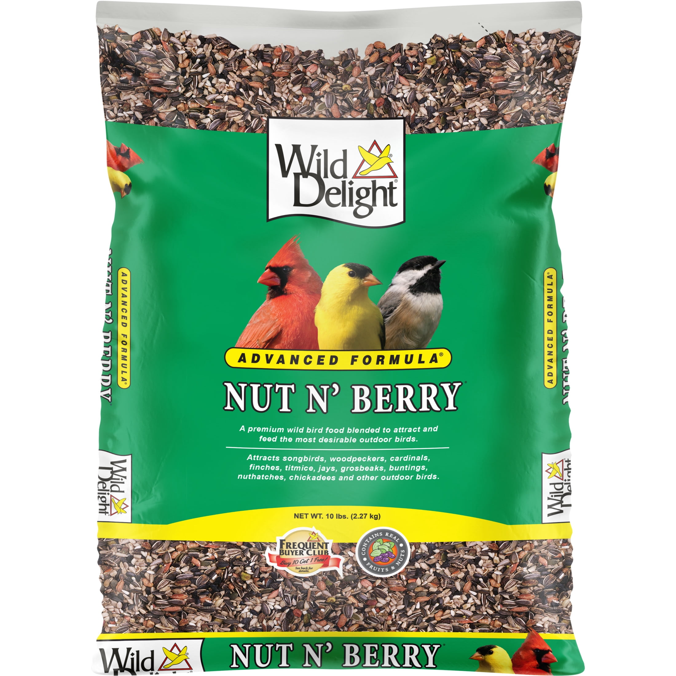 Wild Delight Advanced Formula Nut N Berry Wild Bird Food 10 lb