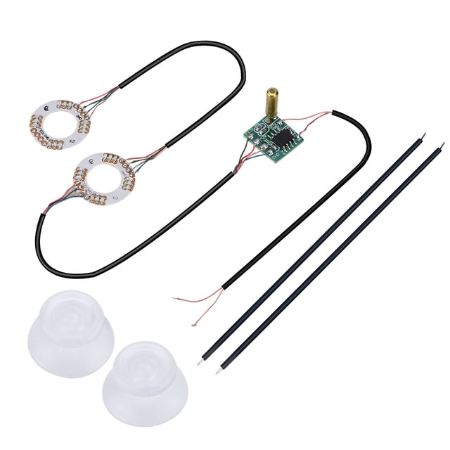 Mod de joysticks con luz LED de 7 colores, tapas para joysticks analógicos con luz LED (para Xbox One)