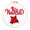 thumbnail image 2 of SuChun Quilting Squares Christmas Embroidery KIT Adults Kids DIY Handmade Hand Embroidery Kits With Stamped Embroidery Pattern For Christmas Embroidery Kits For Adults Beginners, 2 of 9