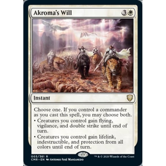 Magic the Gathering - Commander Legends - Akroma's Will Near Mint