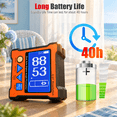 Printable Precision Protractor Dual Axis Digital Angle Protractor Level Gauge 2-in-1 LCD Inclinometer ...