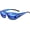 A05 Transparent Blue/Blue Lens, variant on Polarized Fit Over Glasses Sunglasses for Men Women, Wear Over Glasses with UV400 Protection Wraparound for Driving