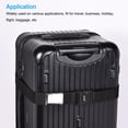 thumbnail image 5 of Uxcell 2m Adjustable Suitcase Belts with Combination Lock Luggage Straps Black 3 Pack, 5 of 5