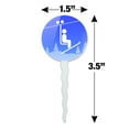 thumbnail image 6 of Skiing Ski Lift Symbol in Snow Cupcake Picks Toppers Decoration Set of 6, 6 of 6